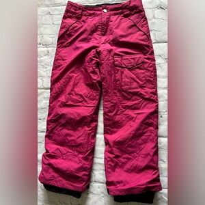 ORAGE girls size 10 high end pink snowpants